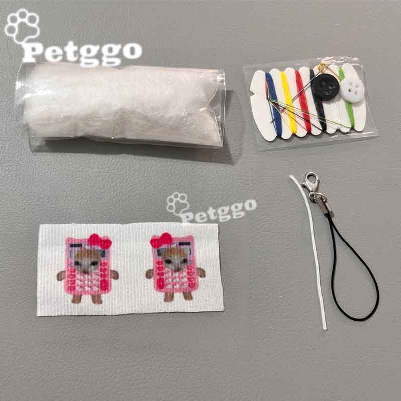 Paquete de material de bricolaje de 78 piezas de mini comida para gatos