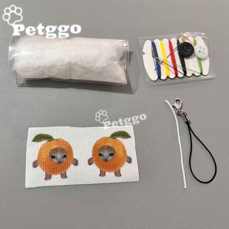 Paquete de material de bricolaje de 78 piezas de mini comida para gatos