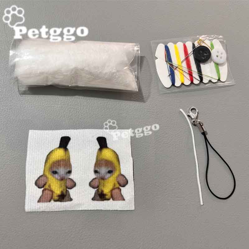 Paquete de material de bricolaje de 78 piezas de mini comida para gatos