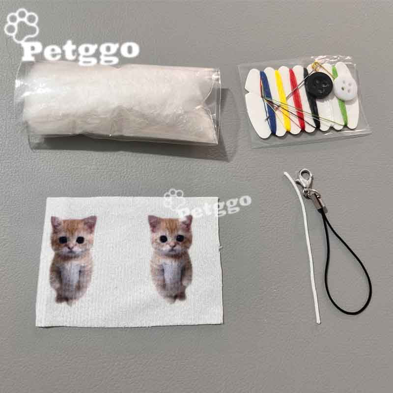 Paquete de material de bricolaje de 78 piezas de mini comida para gatos