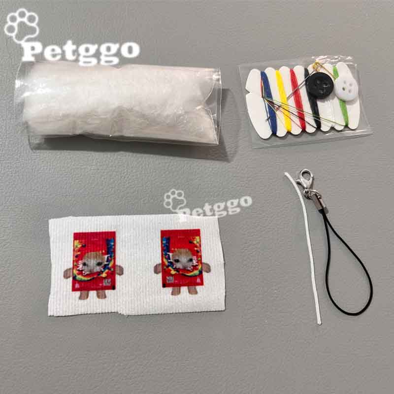 Paquete de material de bricolaje de 78 piezas de mini comida para gatos