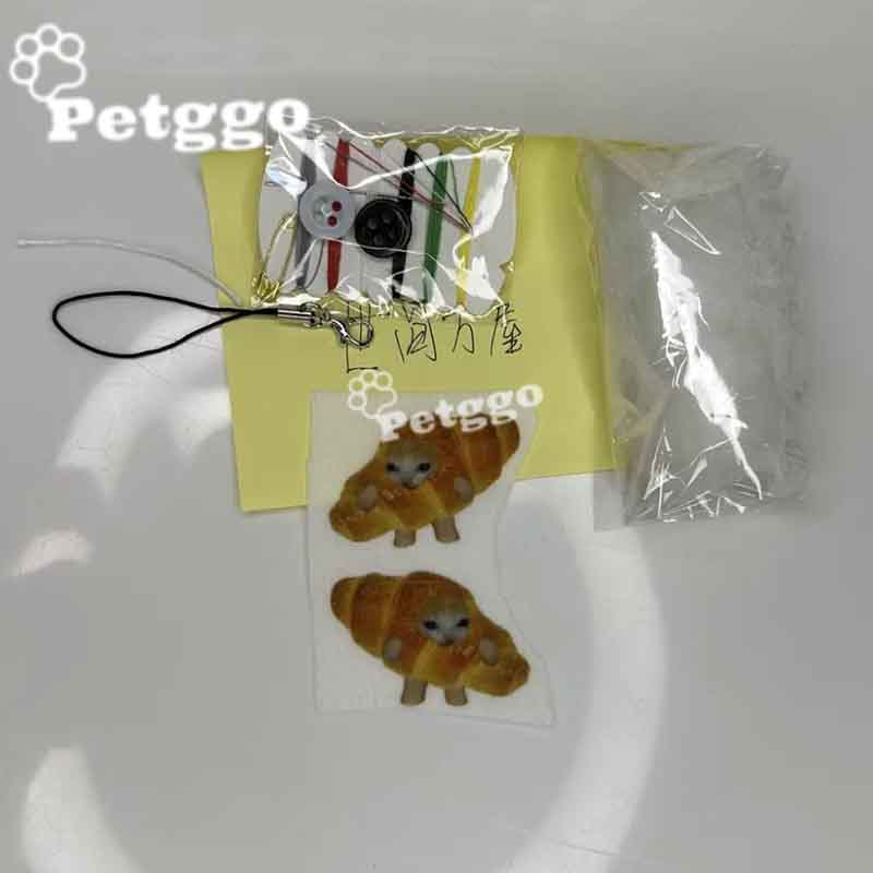 Paquete de material de bricolaje de 78 piezas de mini comida para gatos