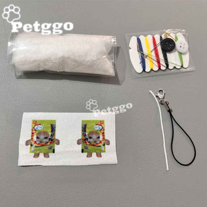 Paquete de material de bricolaje de 78 piezas de mini comida para gatos