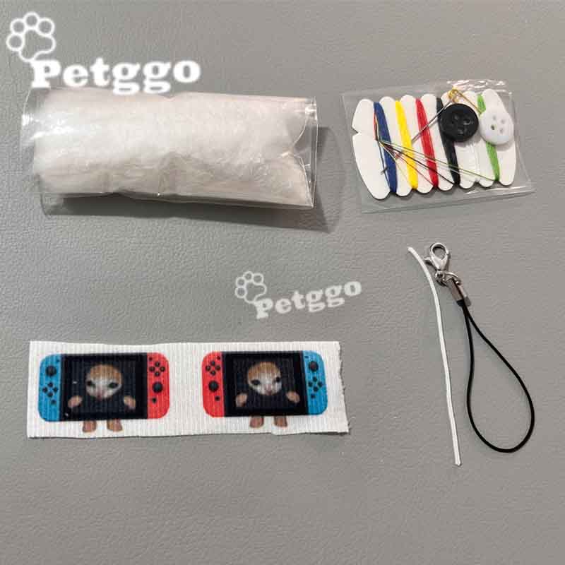 Paquete de material de bricolaje de 78 piezas de mini comida para gatos