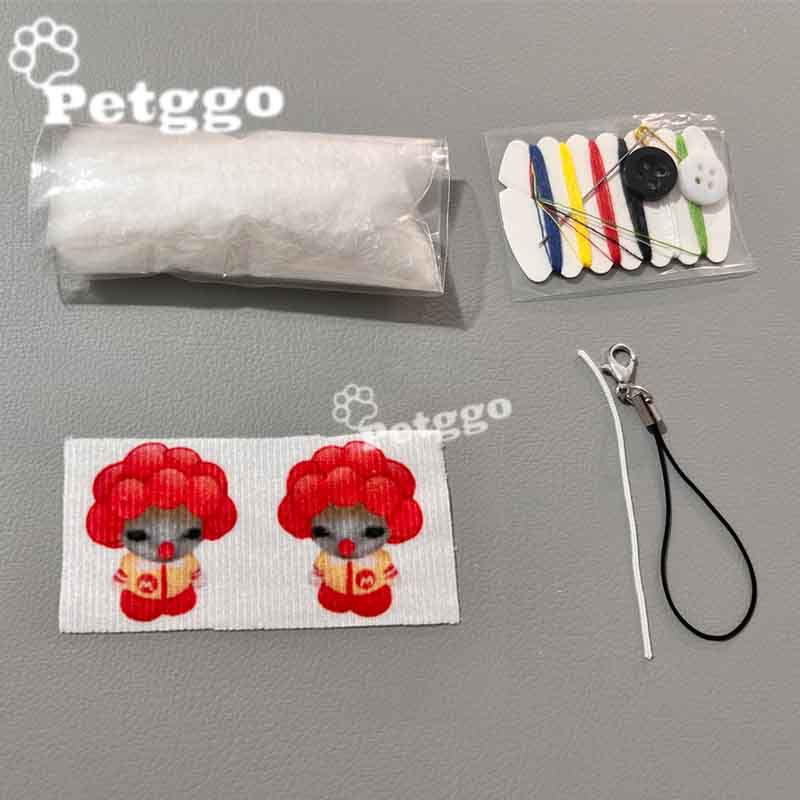 Paquete de material de bricolaje de 78 piezas de mini comida para gatos