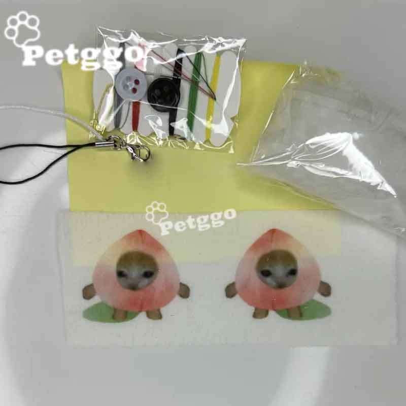 Paquete de material de bricolaje de 78 piezas de mini comida para gatos