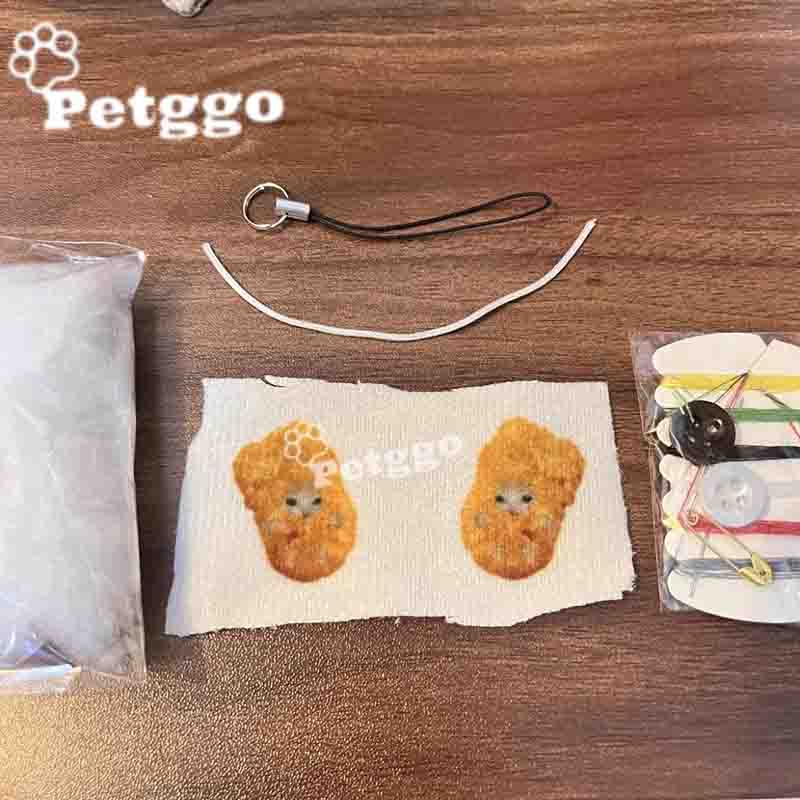 Paquete de material de bricolaje de 78 piezas de mini comida para gatos