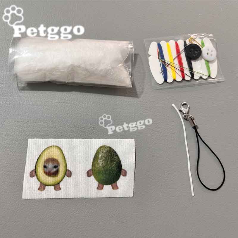 Paquete de material de bricolaje de 78 piezas de mini comida para gatos