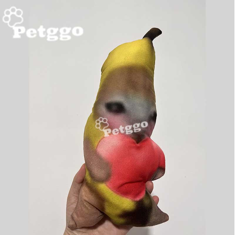 New Arrival Big Size Happy Cat / Banana Cat with Red Heart