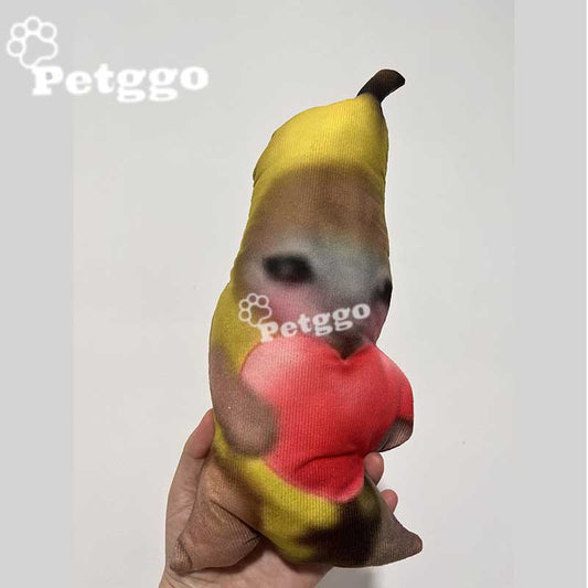 New Arrival Big Size Happy Cat / Banana Cat with Red Heart
