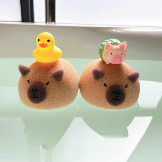 Cute Sponges-Capybara   (12x10x7.5cm)