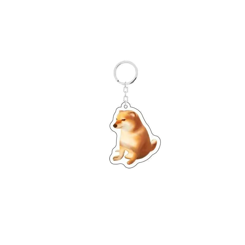 Cute Acrylic Meme Keychain (Free shipping for any 5pcs)