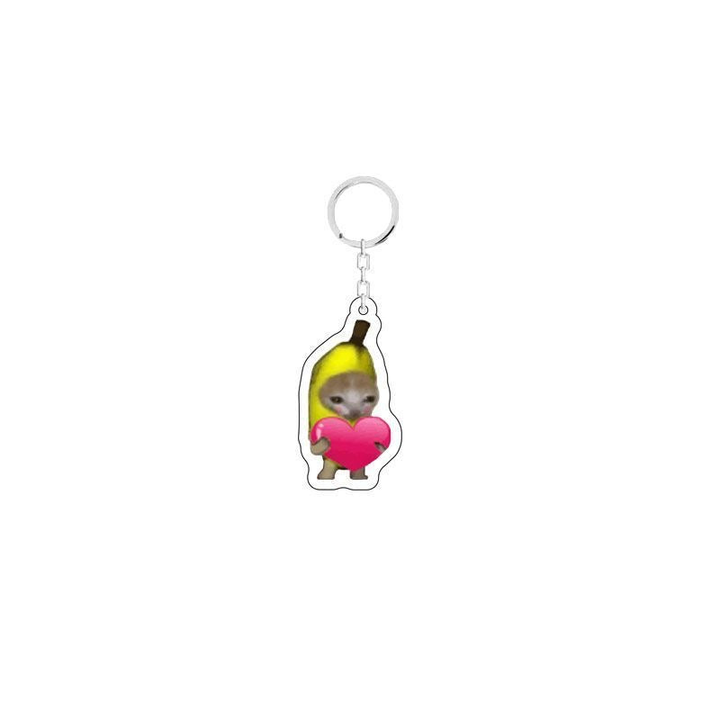 Cute Acrylic Meme Keychain (Free shipping for any 5pcs)