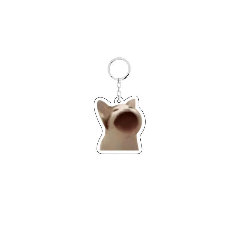 Cute Acrylic Meme Keychain (Free shipping for any 5pcs)