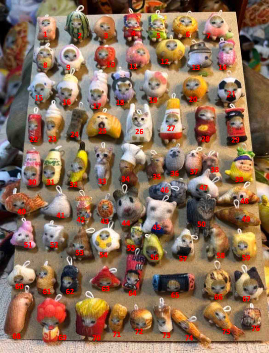 New Arrival- Mini Pure-Handmade Food Cats (Free Shipping For Purchase Any 3!!!)