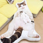 Almohada de felpa de gato con copia personalizada fea (compre 2 y obtenga 1 gratis)