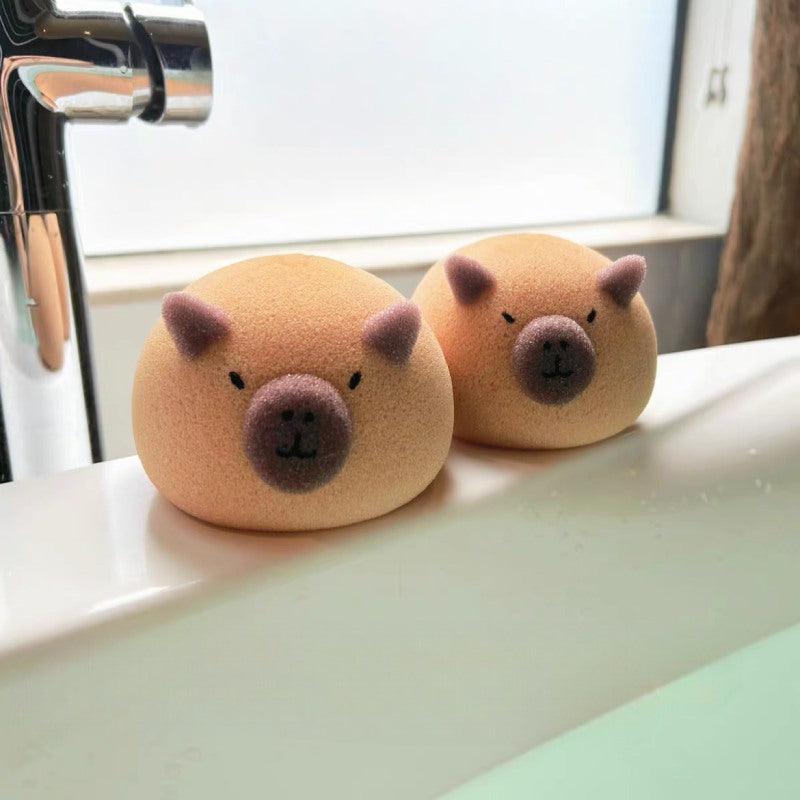 Cute Sponges-Capybara   (12x10x7.5cm)