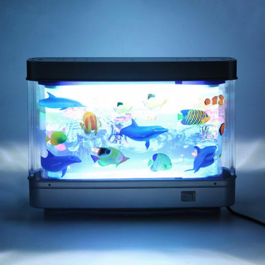 Dolphins Tank Lamp Aquarium Lamp Decor