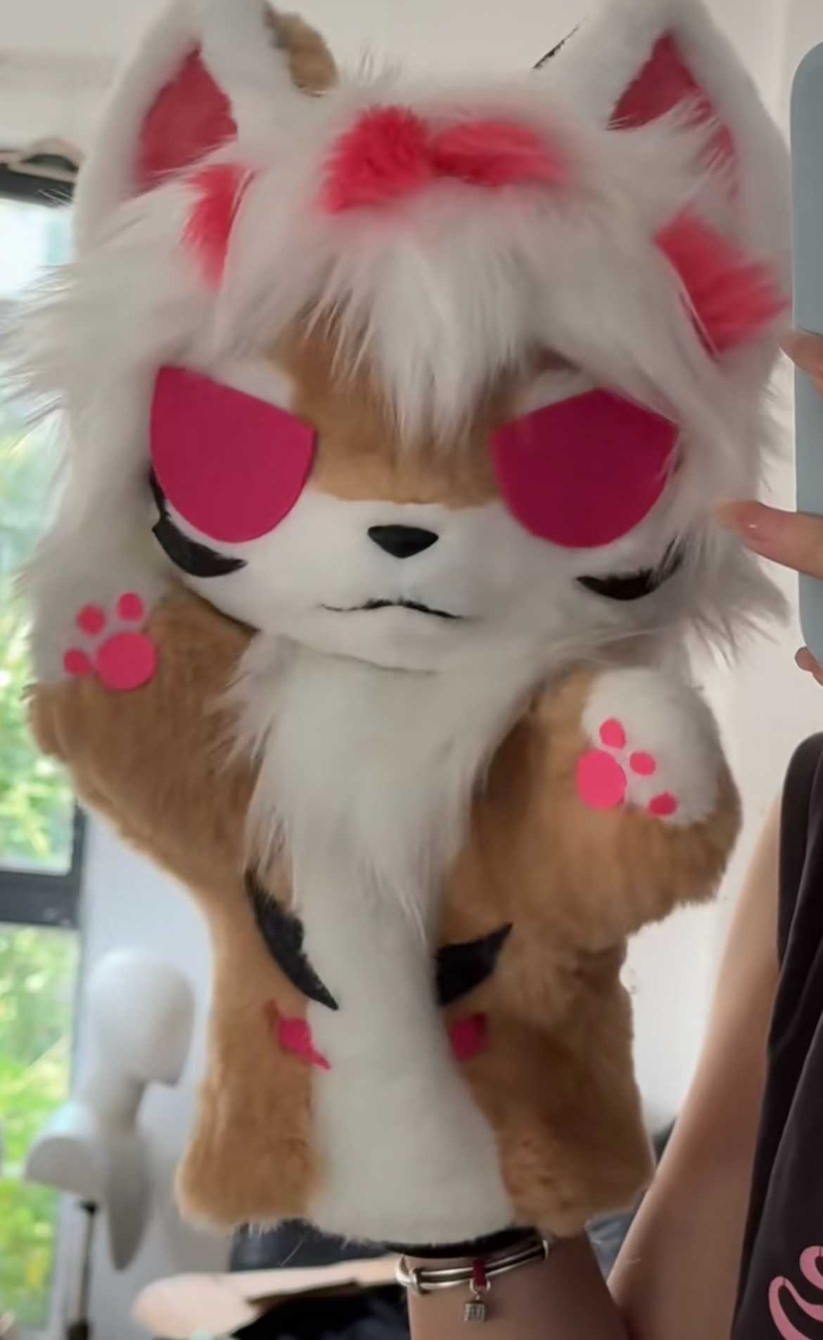 Custom Puppet Fursona Plushie  Pure Handmade- Personalized Plush Toy for Fursona Owner