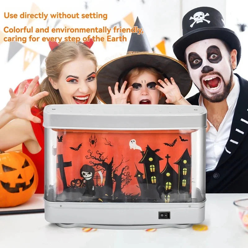 LED Desktop Halloween Lamp Tank - 2000s Nostalgic Halloween Decoration Lights