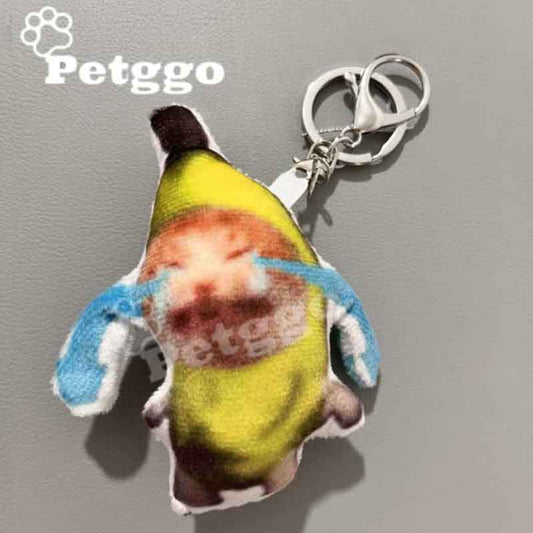 Banana Cat Keychain -20% OFF + Buy 2, Get 1 Free!!! Add 3 to cart, one for Free!!