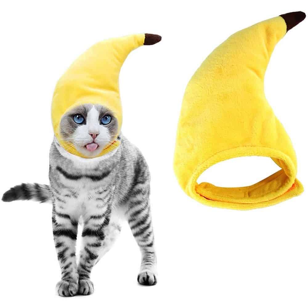 バナナキャットハット キティ、キャット用-（2個目半額）
