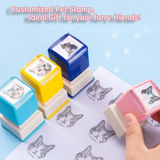 Customized Pet Portrait Stamp for Your Own Cat